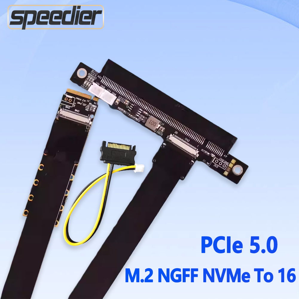 Pcie 5.0 Gpu Riser Cable - Pci-e 5.0 m.2 ngff nvme para