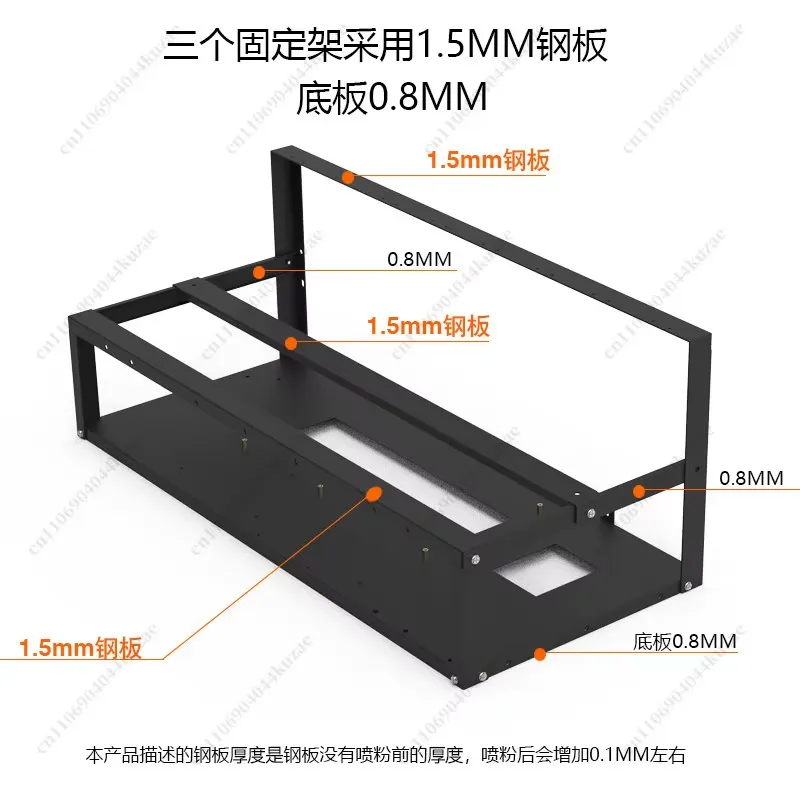 Suporte Vertical Estável para  - Gpu Mining Rig Frame 8 Gpu avaliação e preço