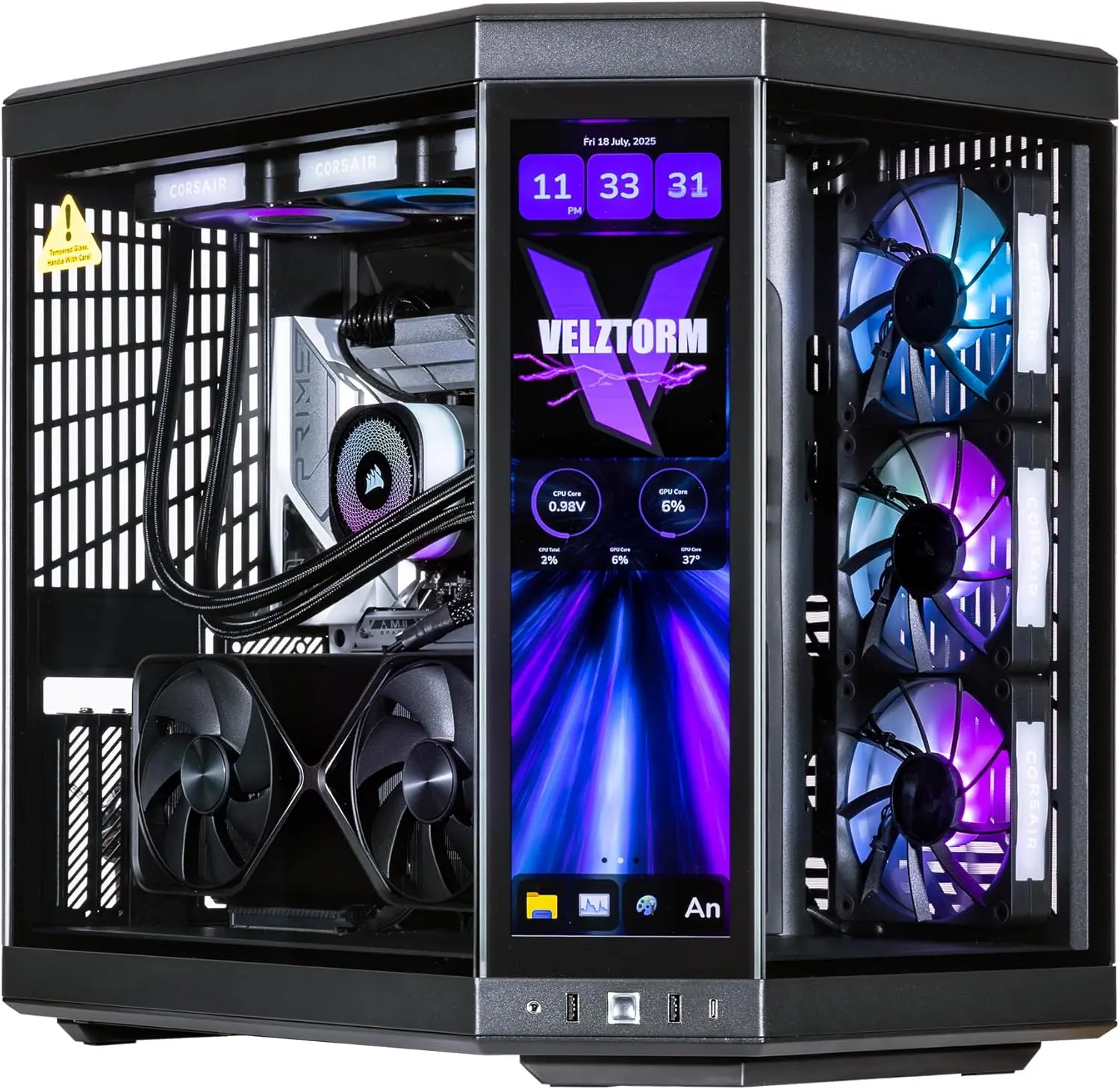 PC de jogos de mesa Velztorm L - Rtx 5080 16Gb avaliação e preço