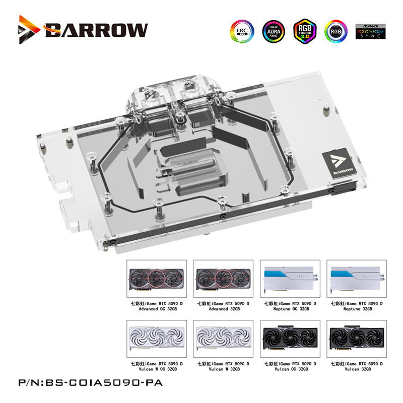 Bloco de água para GPU Barrow, - Rtx 5090 32Gb avaliação e preço