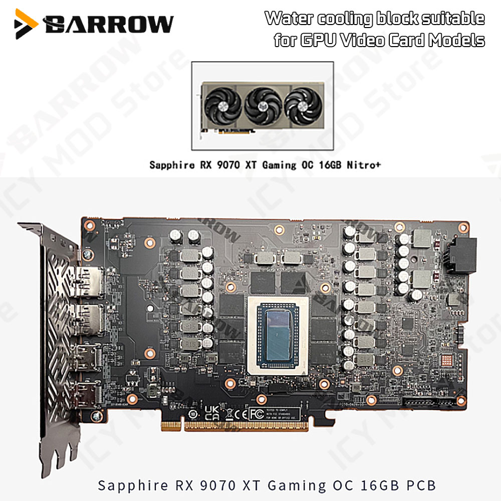 Bloco de resfriamento de água  - Rx 9070 Xt avaliação e preço