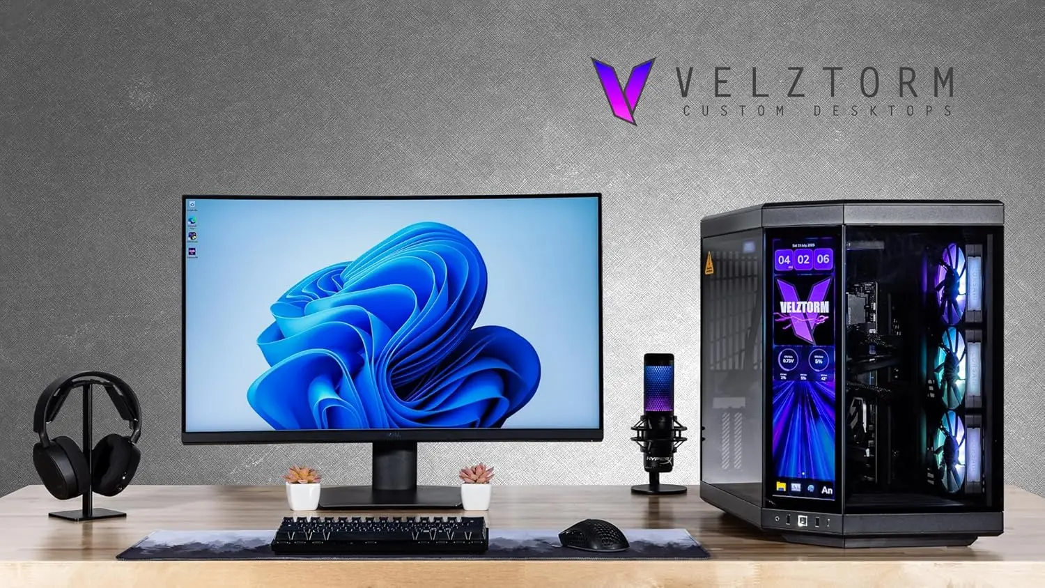 PC Gamer de Mesa Velztorm LCD  - Rtx 5080 16Gb avaliação e preço