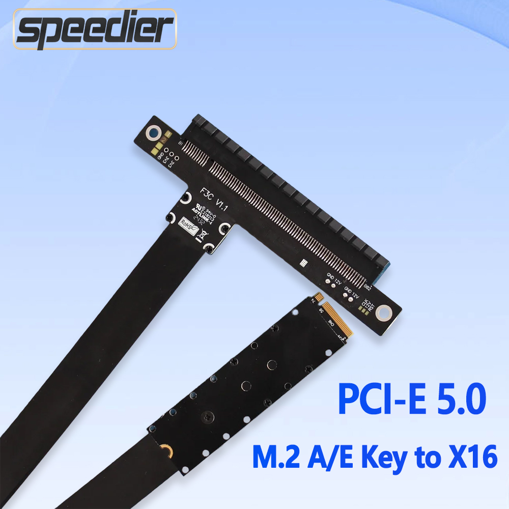 Pcie 5.0 x16 para m.2 nvme cha - Pcie 5.0 Gpu Riser Cable avaliação e preço